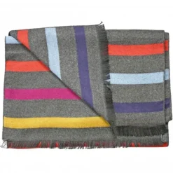 Women Swole Panda Accessories & Shoe Care|Accessories & Shoe Care^MULTI FINE STRIPE SCARF